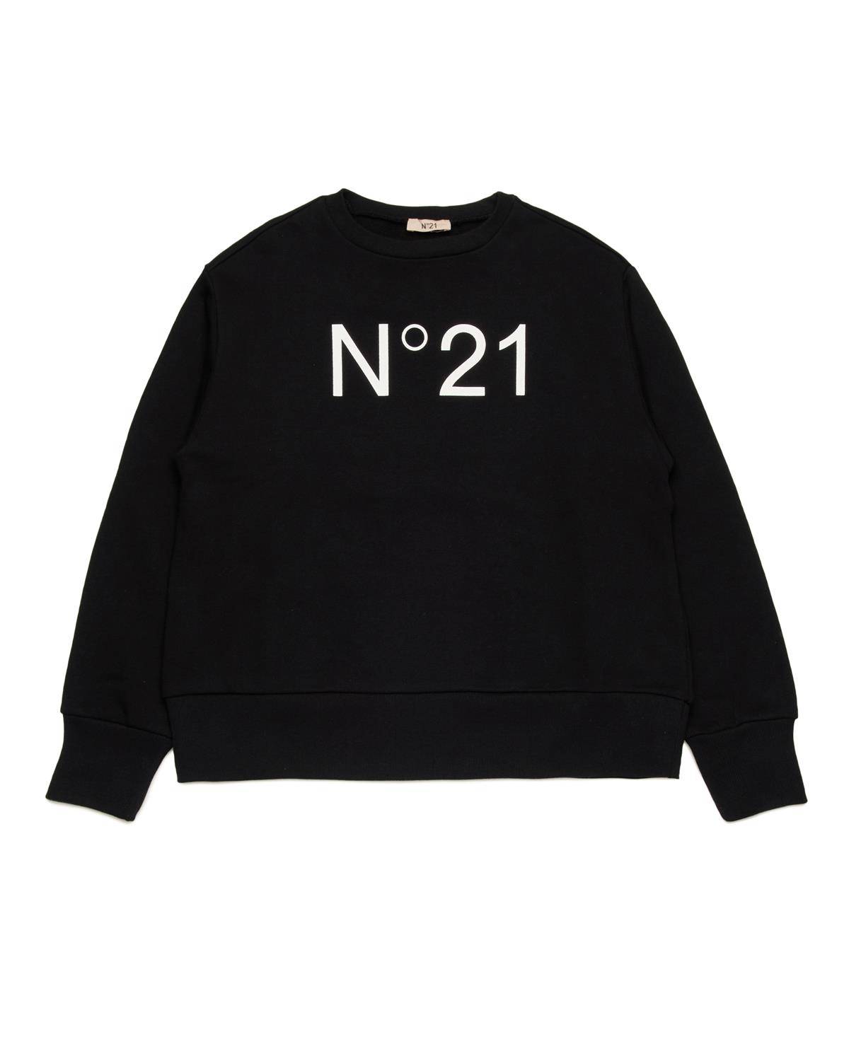 FELPA N21 N21A23 FABRIC BASE 0N900 BLACK + PRINT COL. 0N100 WHITE-0