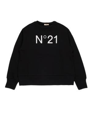 FELPA N21 N21A23 FABRIC BASE 0N900 BLACK + PRINT COL. 0N100 WHITE