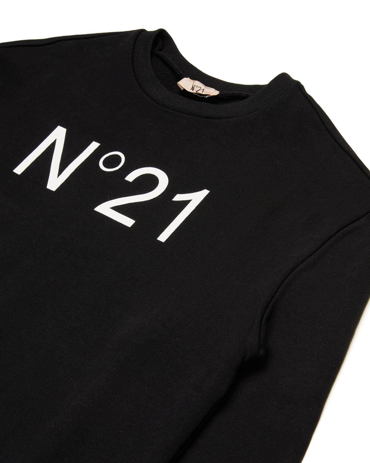 FELPA N21 N21A23 FABRIC BASE 0N900 BLACK + PRINT COL. 0N100 WHITE-1