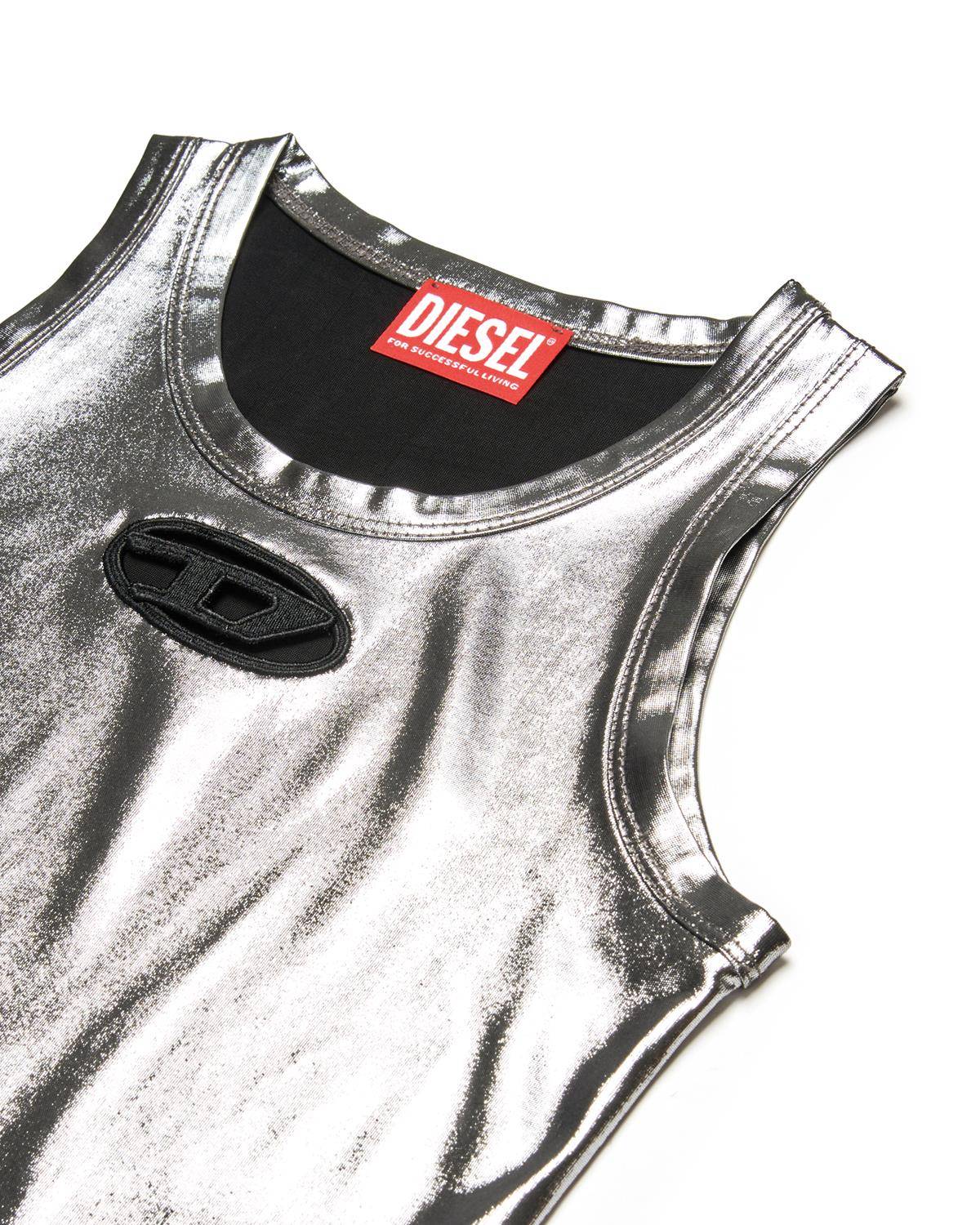 T-SHIRT DIESEL J02178 SILVER METALLIC-1