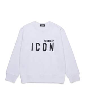 FELPA DSQUARED2 DQ2667 WHITE