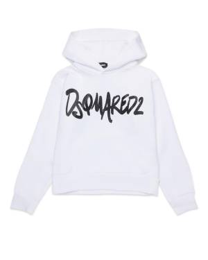 FELPA DSQUARED2 DQ2713 WHITE