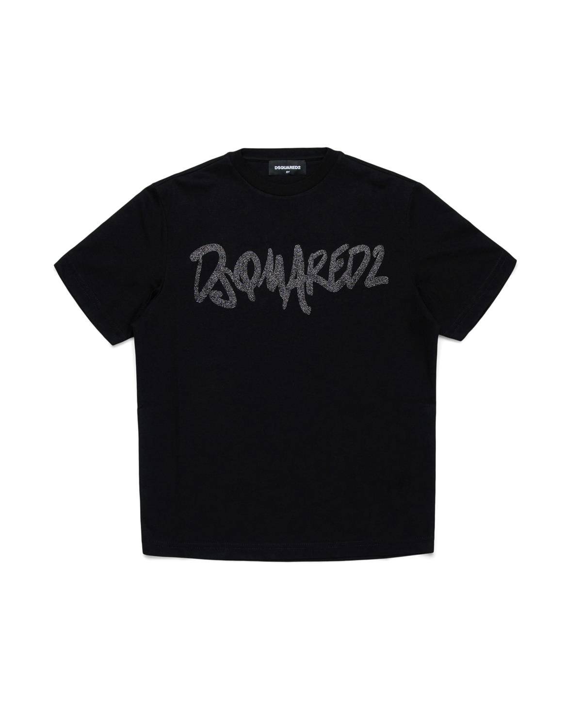 T-SHIRT DSQUARED2 DQ2714 BLACK-0