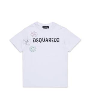 T-SHIRT DSQUARED2 DQ2753 WHITE