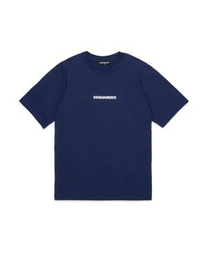 T-SHIRT DSQUARED2 DQ2823 MEDIEVAL BLUE