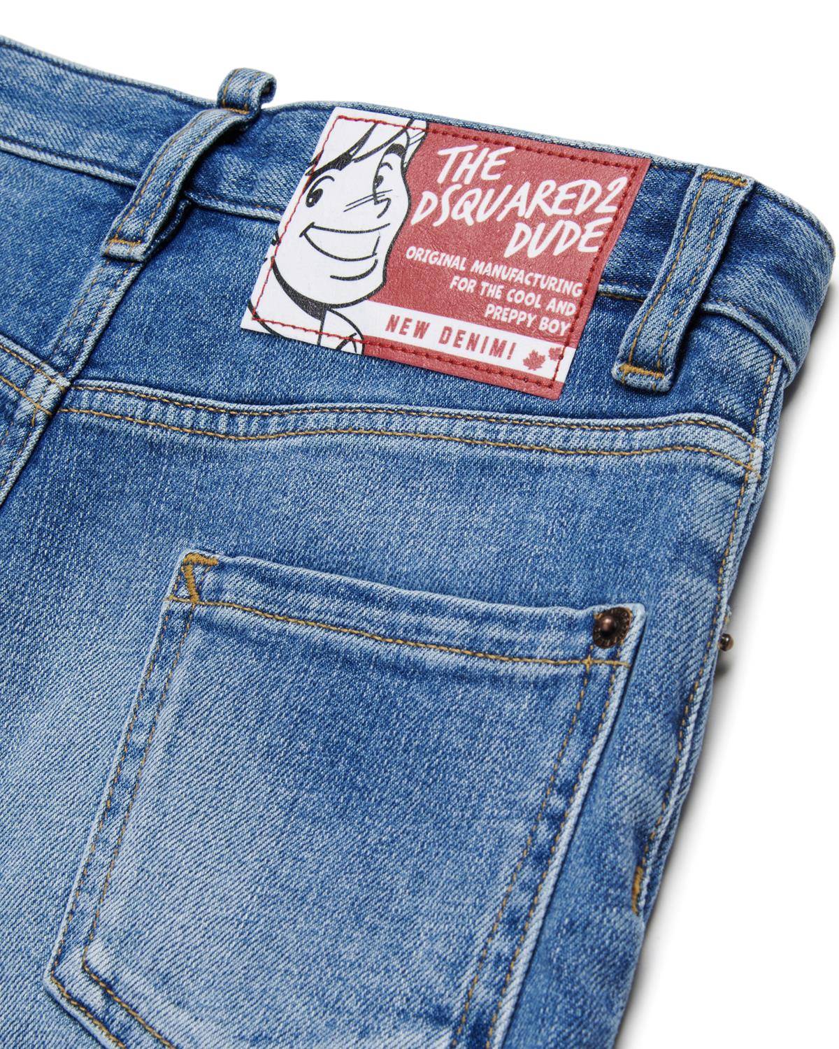 PANTALONCINO DSQUARED2 DQ2838 BLUE DENIM-2