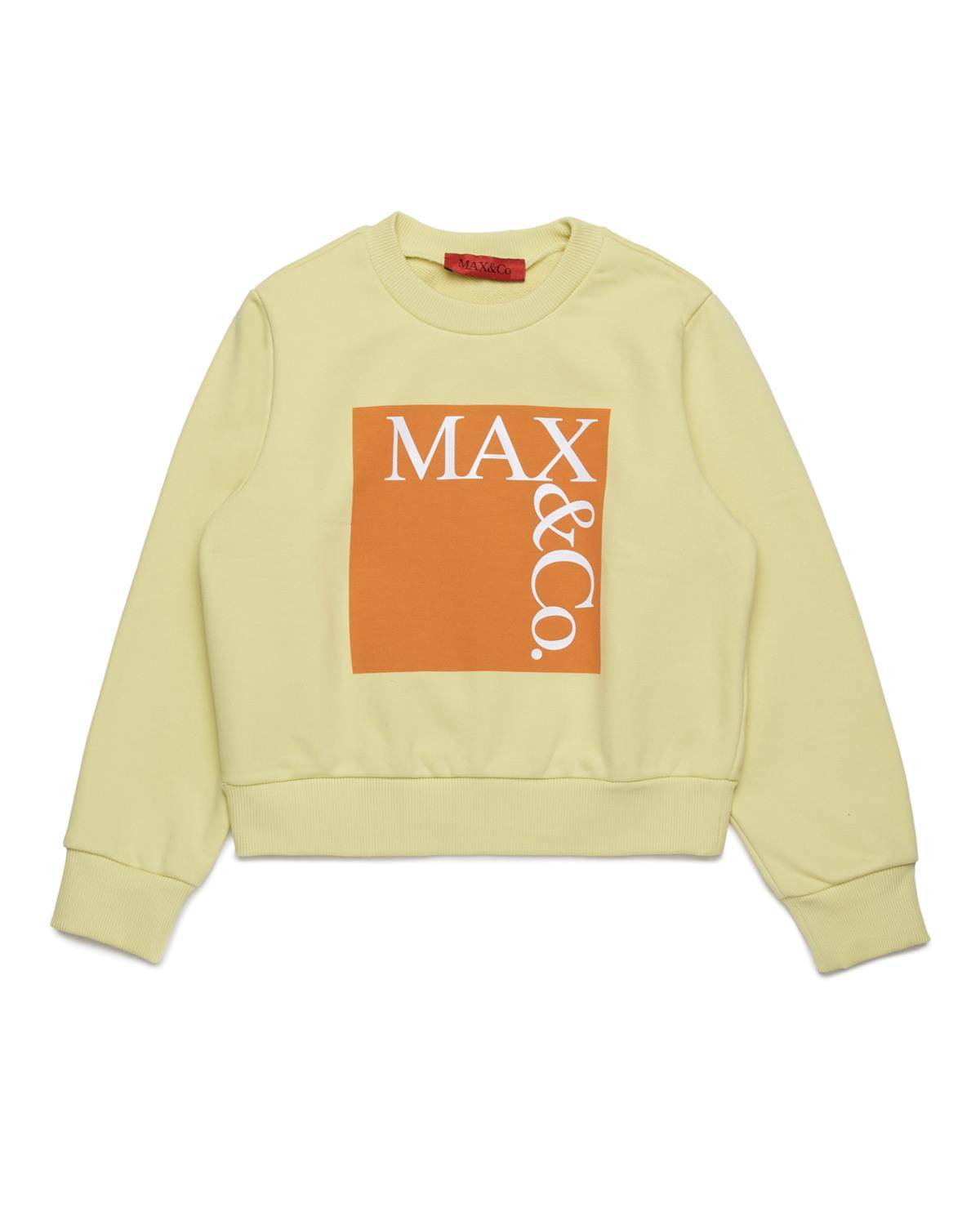 FELPA MAX&CO MX0037 LEMON GRASS + PRINT ORANGE AND WHITE-0