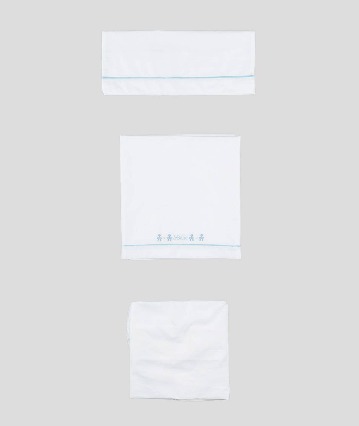 LENZUOLO LE BEBÉ LBB1136 CELESTE-0