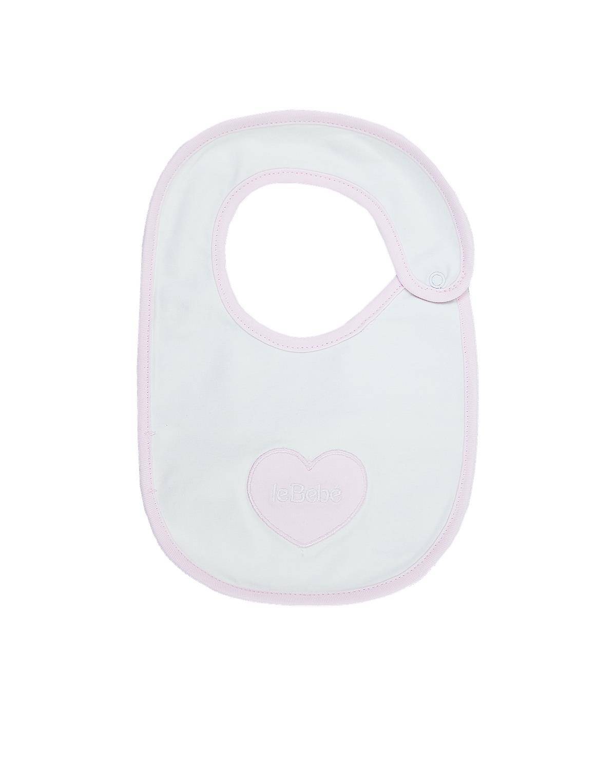 BAVETTA LE BEBÉ LBG5660 BIANCO-0