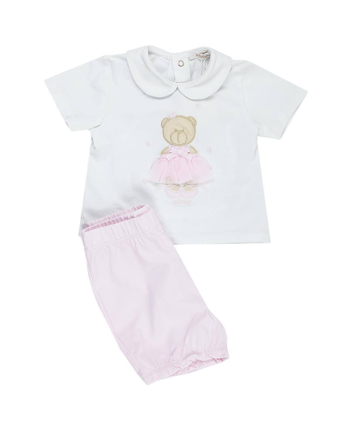 TUTINA LE BEBÉ LBG5689 BIANCO-ROSA-0