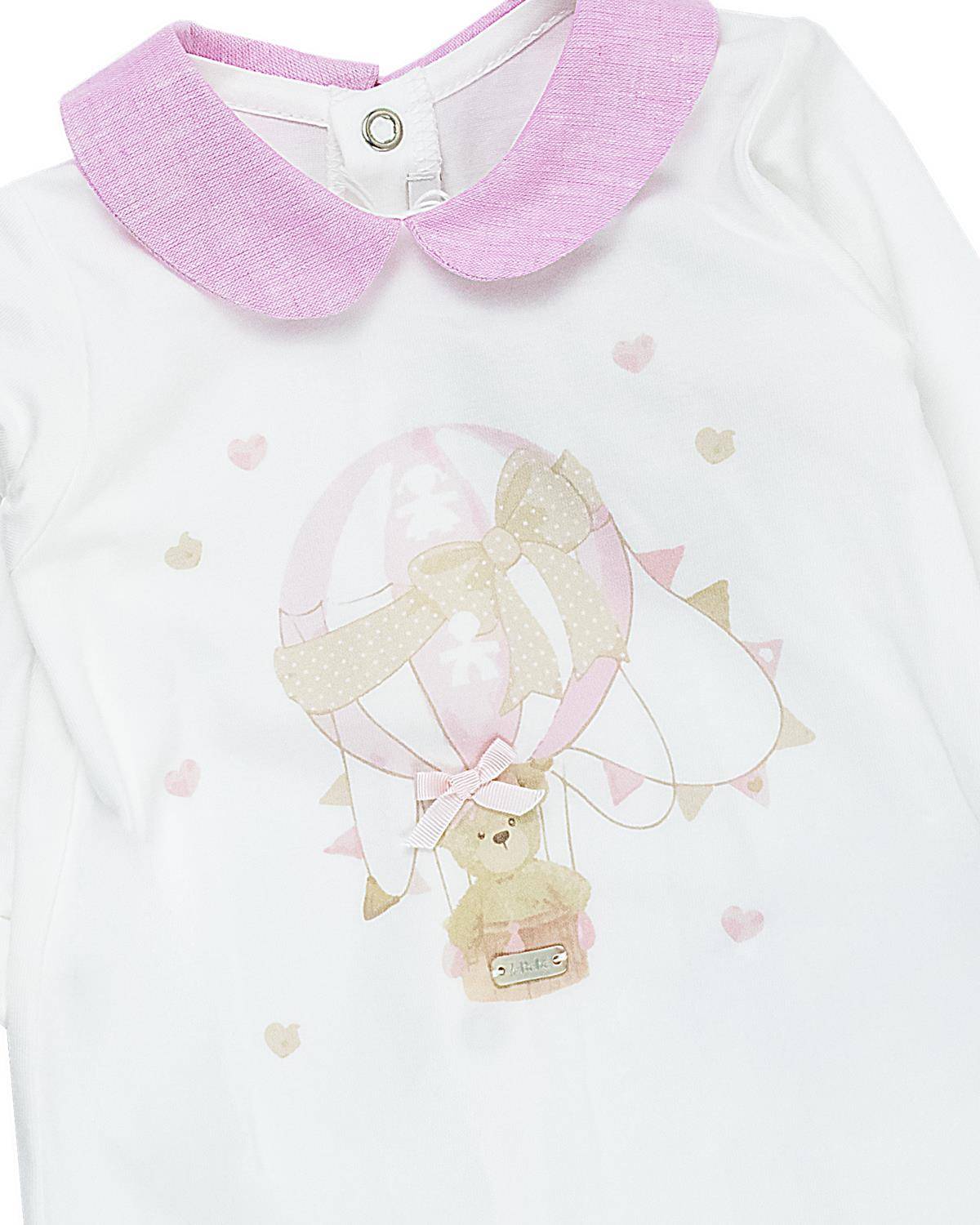 TUTINA LE BEBÉ LBG5790 BIANCO-ROSA-2