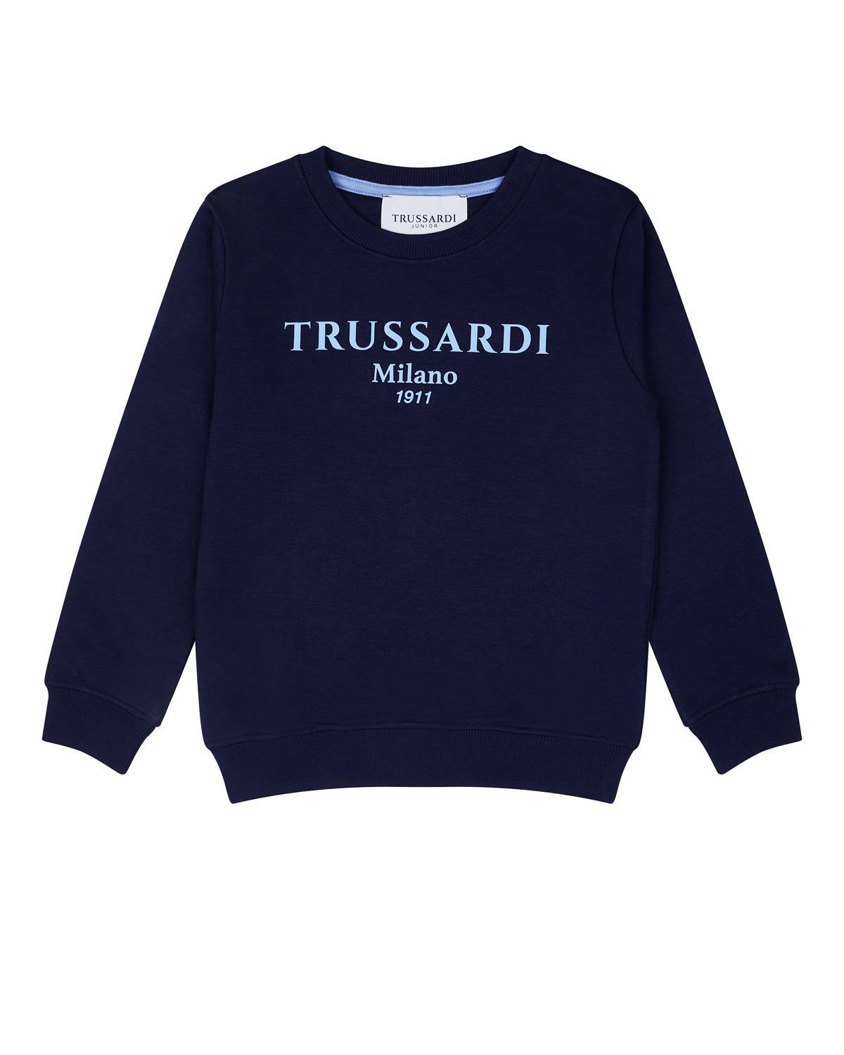 FELPA TRUSSARDI TBP25004FE BLUE NAVY-0