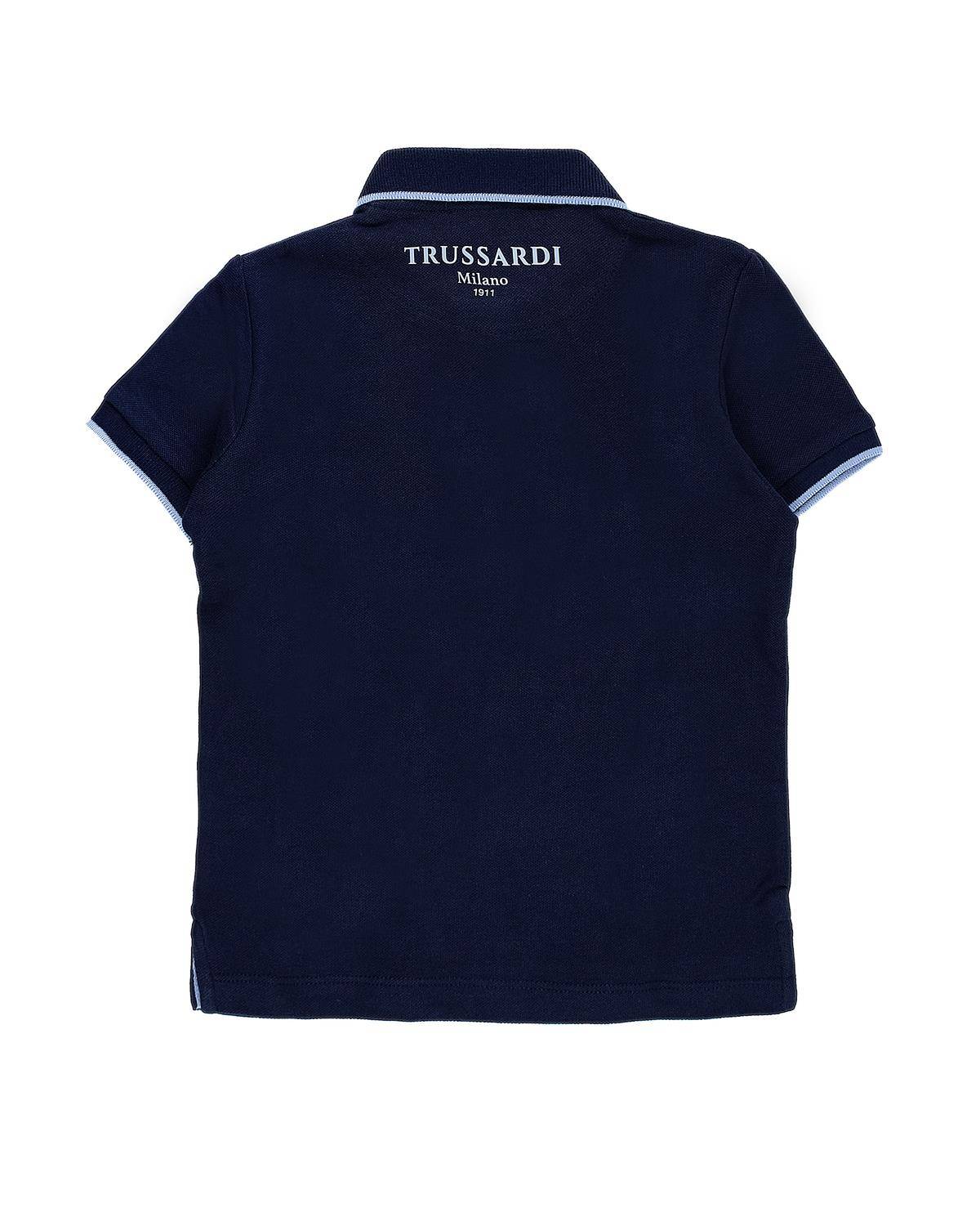 POLO TRUSSARDI TBP25005PO BLUE NAVY-1