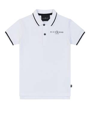 POLO JOHN RICHMOND RBP25010PO WHITE