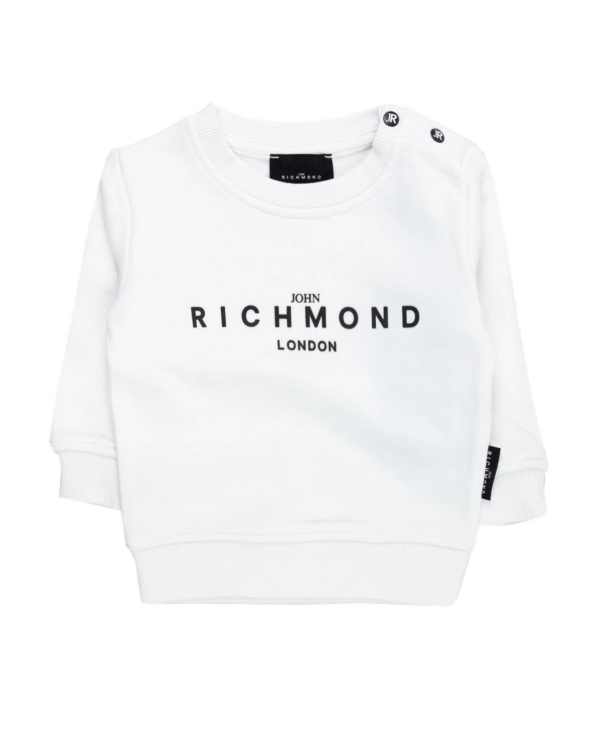 FELPA JOHN RICHMOND RIP25016FE WHITE-0