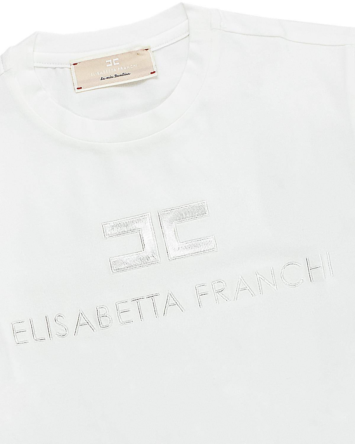 T-SHIRT ELISABETTA FRANCHI EFTS231 PANNA CHIARO-1