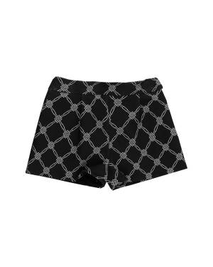 SHORTS ELISABETTA FRANCHI EGBE023 NERO BURRO