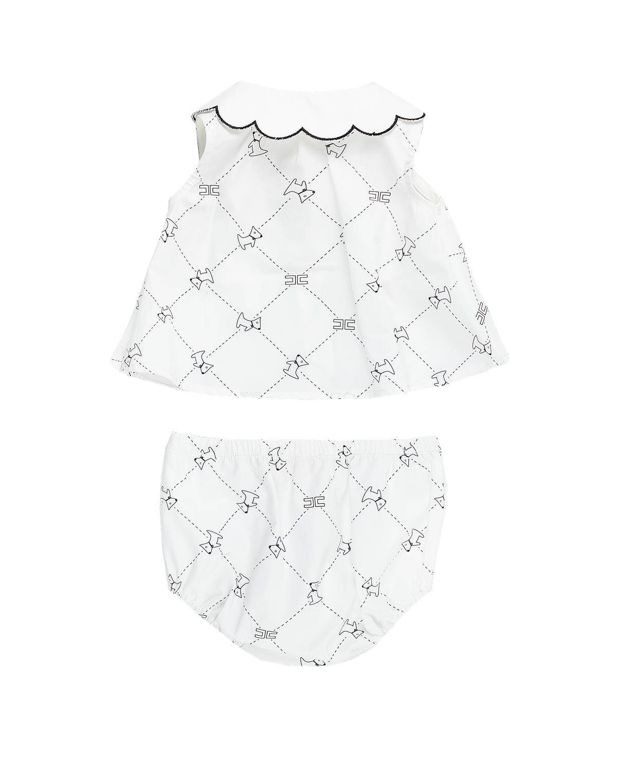 COMPLETO ELISABETTA FRANCHI ENCD096 NERO AVORIO-1