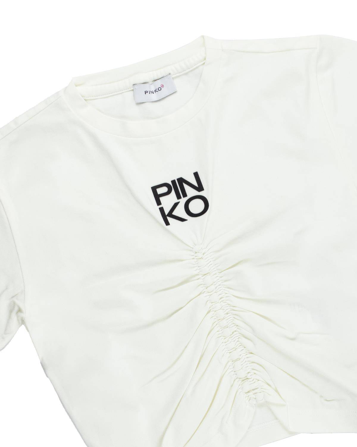 T-SHIRT PINKO KFTS007 BIANCO NERO-1