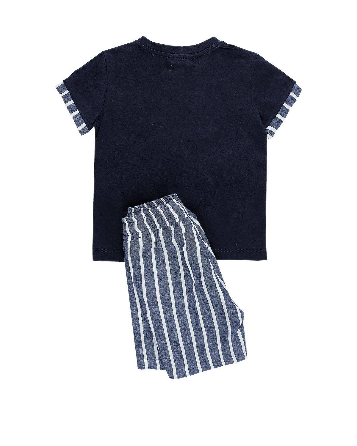 T-SHIRT MANUEL RITZ MR3079 BLU-1