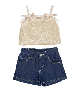 T-SHIRT MEILISA BAI FL6219 NUDE