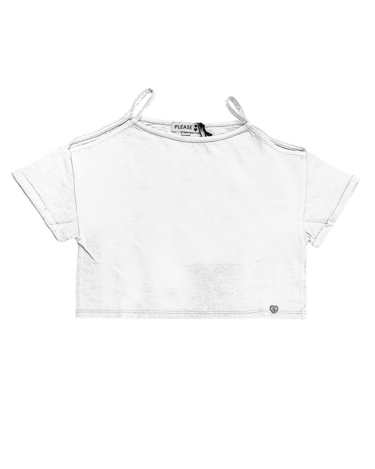 MAGLIA PLEASE MBG3030G BIANCO LANA-0