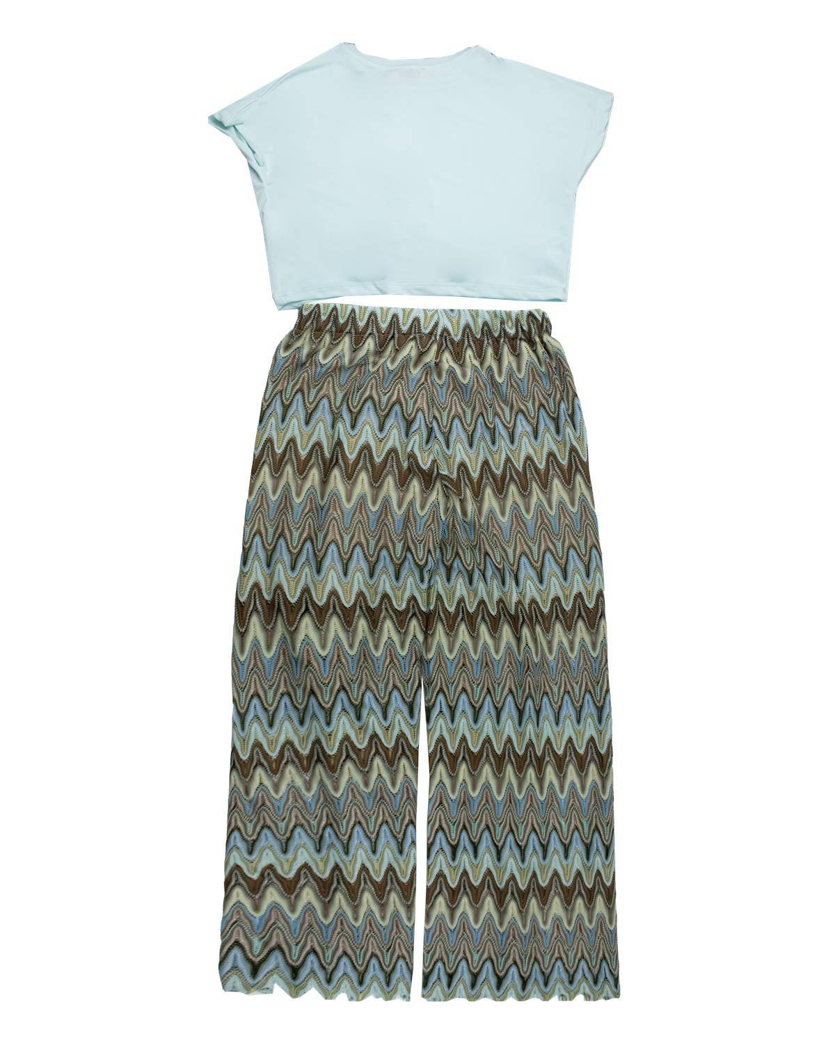 T-SHIRT LULÙ LL3622 ACQUA-1